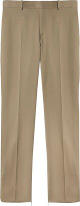 Straigth-Leg Wool Tailored Trousers