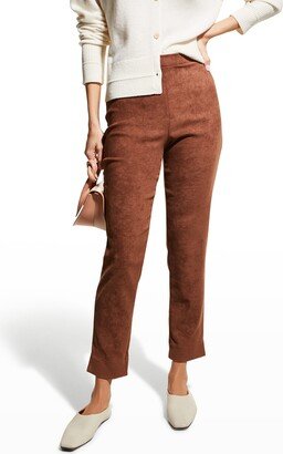 Lori Cropped Faux Suede Pants