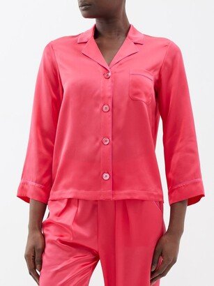 Convive Silk-satin Pyjama Shirt