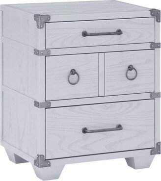 Simplie Fun Orchestrarara Nightstand w/3 Drw, Gray