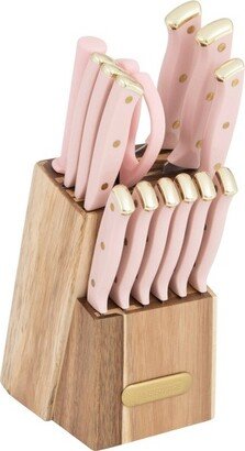 15pc Cutlery Set - Gold and Blush