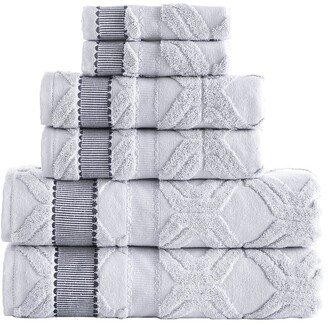 Large Square 6Pc Towel Set-AB