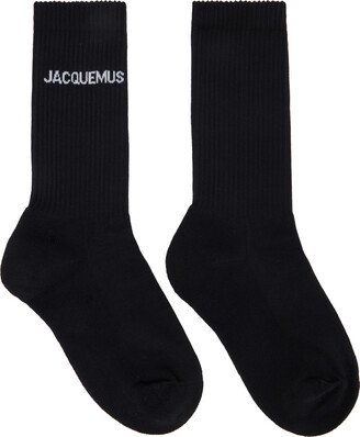 Black Le Papier 'Les Chaussettes Jacquemus' Socks-AA