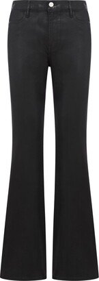 Flared-Leg Slim-Cut Trousers