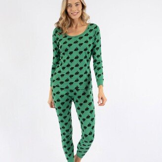 Leveret Womens Cotton Bunny Pajamas