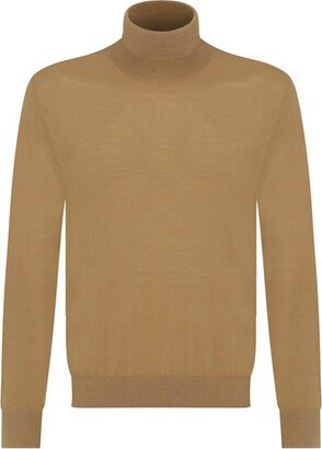 Roll-Neck Knitted Jumper-BD