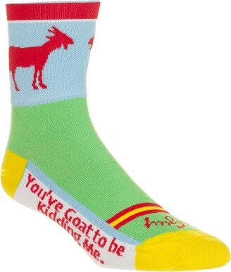 SockGuy Goat Double Over 4in Sock