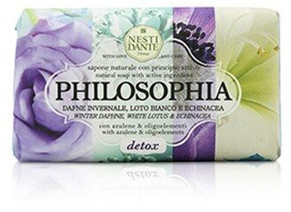 208644 Philosophia Natural Soap - Detox - Winter Daphne, White Lotus & Echinacea with Azulene & Oligoelements