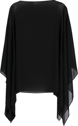 Long Wide-Sleeved Blouse