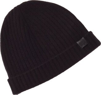 Short Cuff Rib Cashmere Hat