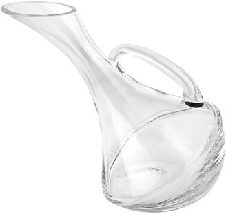 European Mouth Blown Olivia Leaning Wine Carafe- 32 Ounce