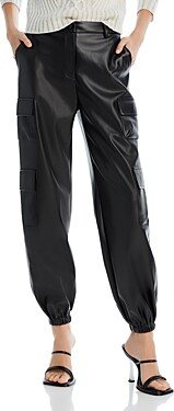 Faux Leather Cargo Pants - 100% Exclusive