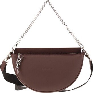 Logo Embossed Chain Link Crossbody Bag-AA