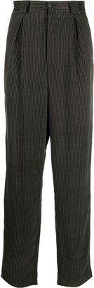 Striped Mid-Rise Trousers