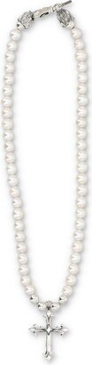 Pearl Necklace With Cross