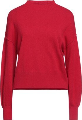 EMMA & GAIA Turtleneck Red