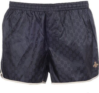 Bee Embroidered Swim Shorts