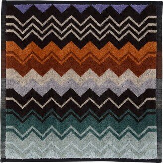 Zig-Zag Detail 6-Pack Face Towels-AA