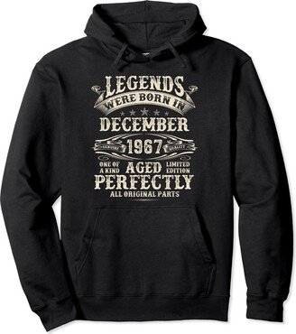 Legendary Man Birthday My Legend Born In December 56th birthday gifts for men Funny 56 Year Old December 1967 Pullover Hoodie