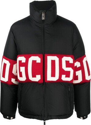 Logo-Knit Padded Jacket