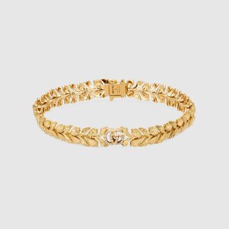 Flora 18k bracelet with Double G