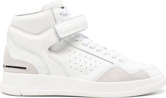 Tweener high-top leather sneakers