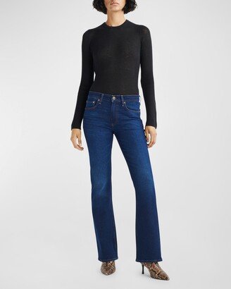 Peyton Mid-Rise Bootcut Jeans-AG