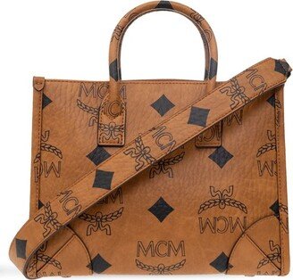 München Monogrammed Top Handle Bag