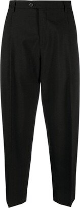 Pressed-Crease Tapered Trousers-AE