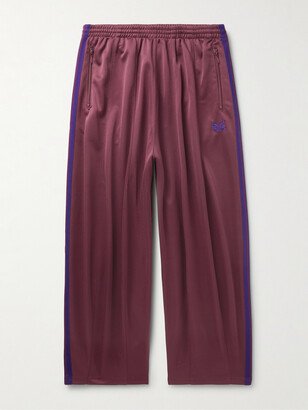 H.D. Wide-Leg Striped Jersey-Trimmed Tech-Jersey Track Pants