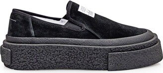 Numbers Patch Slip-On Sneakers-AB