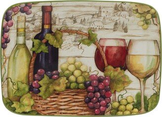 Meadow Brook Vineyard Rectangular Platter 14