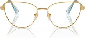 Cat-Eye Frame Glasses-BE