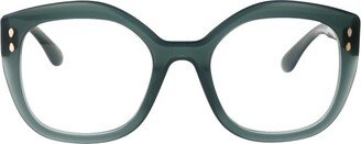 Oval-Frame Glasses-AA