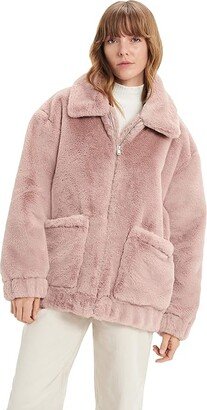 Kianna Faux Fur Jacket (Fawn) Women's Coat