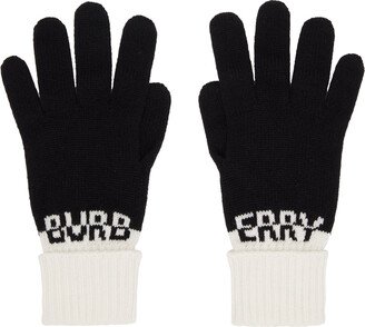 Black Cashmere Gloves