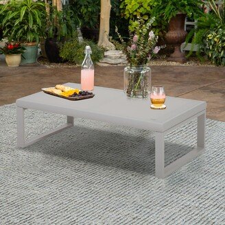 Royalcraft Aluminum Outdoor Coffee Table - 43.3Lx23.6Wx13.7H
