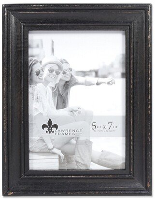 Durham Weathered Black Wood Picture Frame - 5 x 7