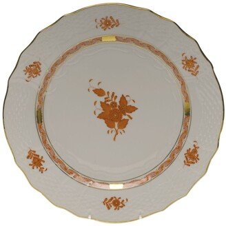 Chinese Bouquet Rust Service Plate