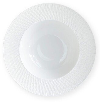 Twist White Rim Soup Plate