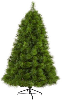 Scotch Pine Artificial Christmas Tree with 300 Clear Led Lights