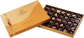 Milk, White And Dark Chocolate 35-Piece Gold Selection Box (372G)