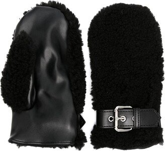 Ashlyn faux-shearling gloves