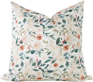 Christmas Pillow Covers, Pillows, Floral Pillow, Neutral Pillow Cover, Floral Cover