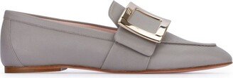 Soft Buckle Detailed Loafers