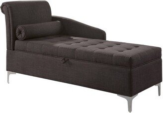 Dartania Storage Chaise Gray - HOMES: Inside + Out