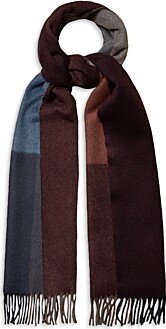 Multi-Check Cashmere Scarf