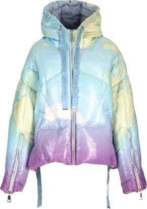 'khris' Sequins Puffer Jacket