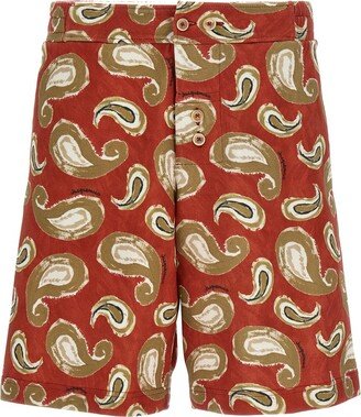 Graphic Printed Bermuda Shorts