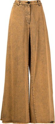 High-Rise Wide-Leg Jeans-BJ